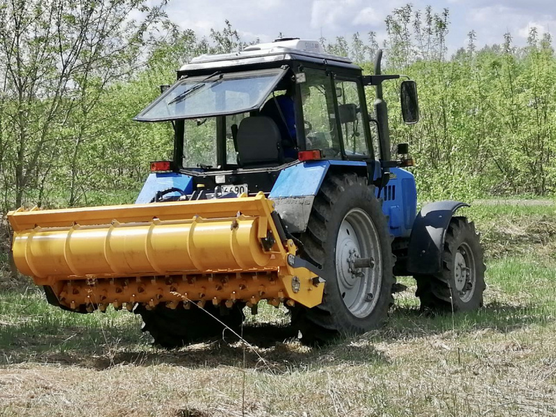 Ротоваторный комплекс на базе МТЗ 1221 с фрезой Suokone Mericrusher MJ-1.8 ST